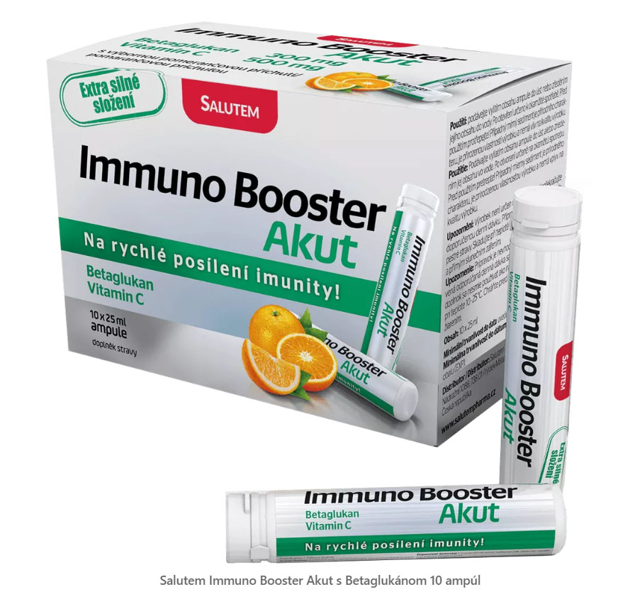 Salutem Immuno Booster Akut s Betaglukánom 10 ampúl